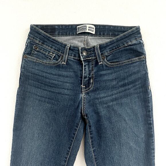 Levi Signature Women Modern Bootcut Jeans Medium Wash Mid Rise Stretch Denim 4 M - Picture 2 of 12
